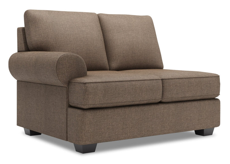 Sofa Lab Roll LAF Loveseat - Luna Praline