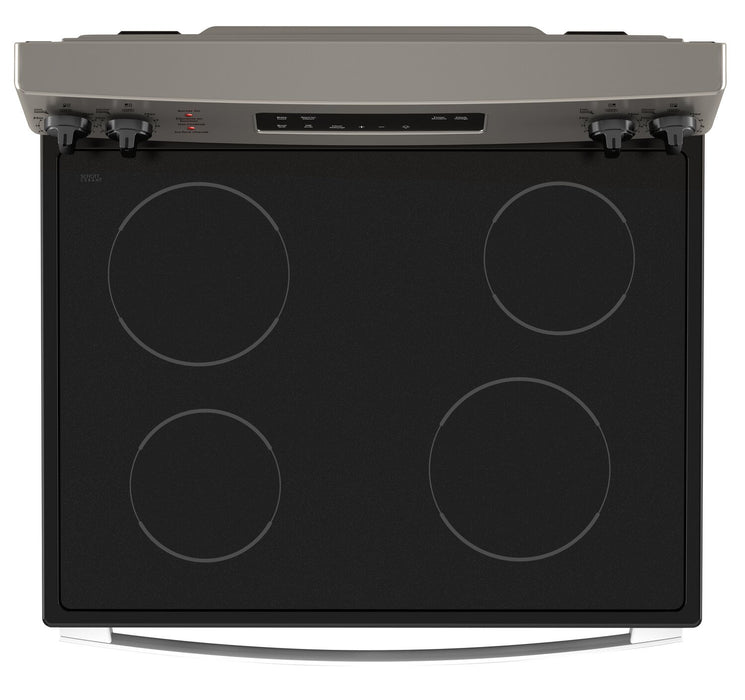GE 5 Cu. Ft. Electric Range with Self Clean and 4 Burners - Slate - JCB630ETES