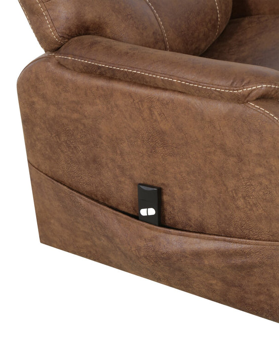 Landon 34\" Microfibre Power Lift Reclining Chair - Brown