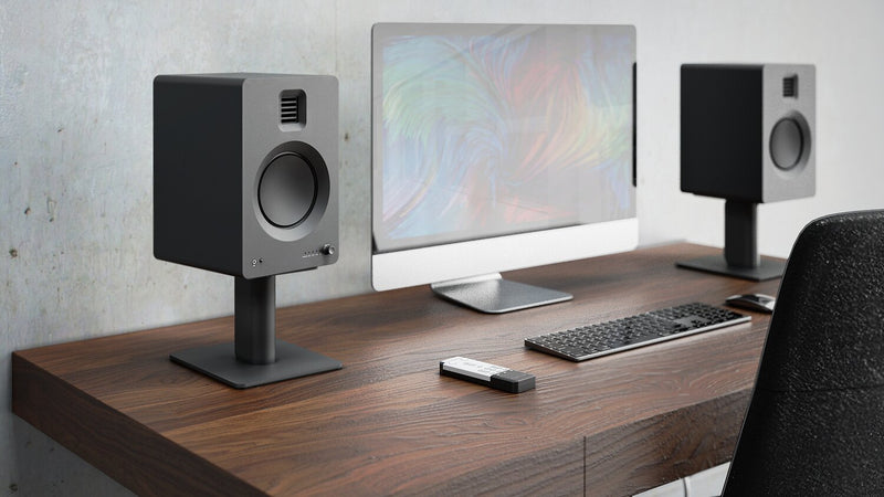 Kanto SP6HD 6\" Speaker Stands with Integrated Cable Management - Black