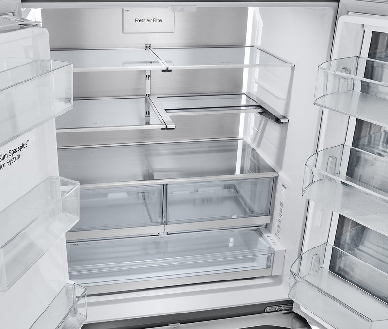 LG 36\" 31 Cu. Ft. French-Door Standard-Depth MAX™ Refrigerator - Smudge Proof Stainless Steel - LRYKS3106S
