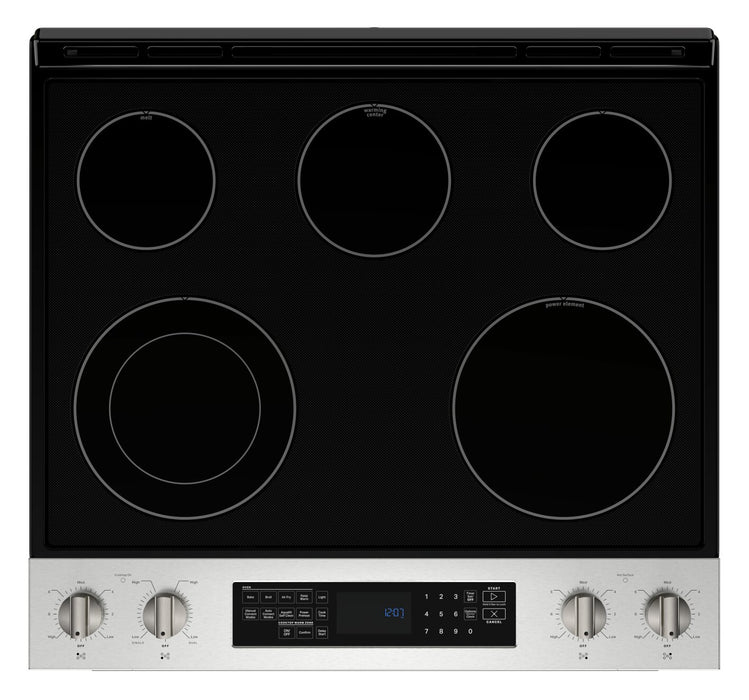 Maytag 6.4 Cu. Ft. Electric Range with Air Fry and AquaLift® - Fingerprint Resistant Stainless Steel - YMES8800PZ