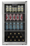 Danby 18.9\" 4.5 Cu. Ft. Single-Door Beverage Centre - Stainless Steel - DBC045L1SS