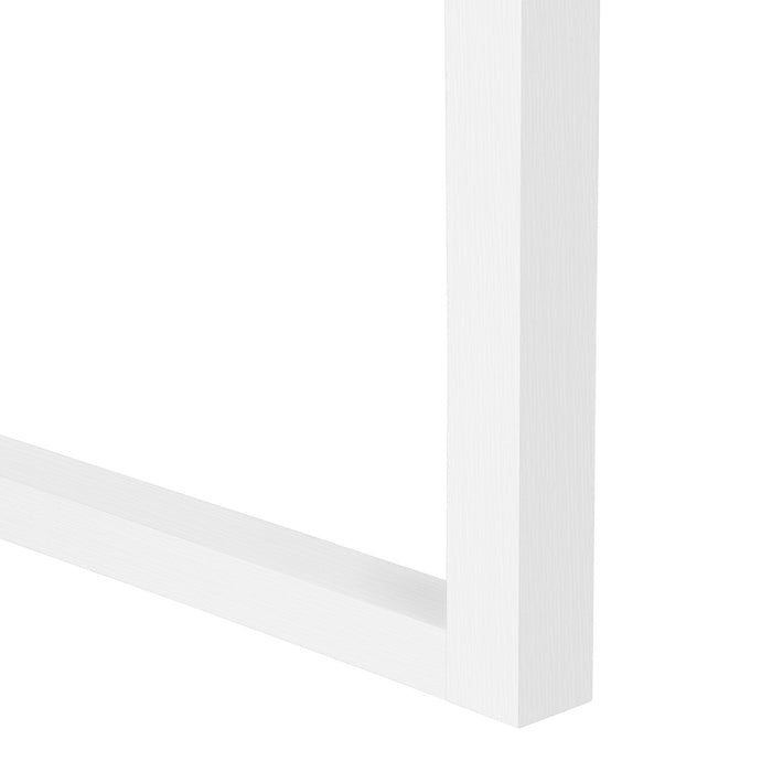 Ronan 47.25\" Reversible Office Desk with 3-Drawers - White