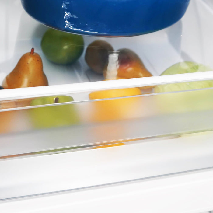 Danby 23.7\" 10.3 Cu. Ft. Bottom-Mount Refrigerator - Stainless Steel - DBMF100B1SLDB