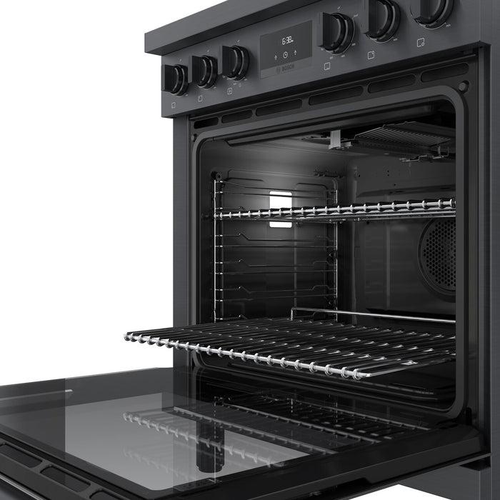 Bosch 800 Series 3.7 Cu. Ft. Industrial-Style Freestanding Gas Range - HGS8045UC