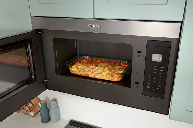 Whirlpool 1.1 Cu. Ft. Flush Over-the-Range Microwave with 900 Watts Cooking - Fingerprint Resistant Stainless Steel - YWMMF5930PZ