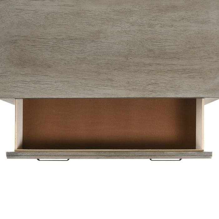 Levi Bedside 3-Drawer Dresser, 30\"W x 30\"H, Wood - Drift Grey