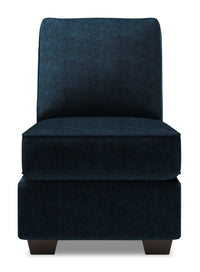 Sofa Lab Roll Armless Chair - Luxury Indigo 