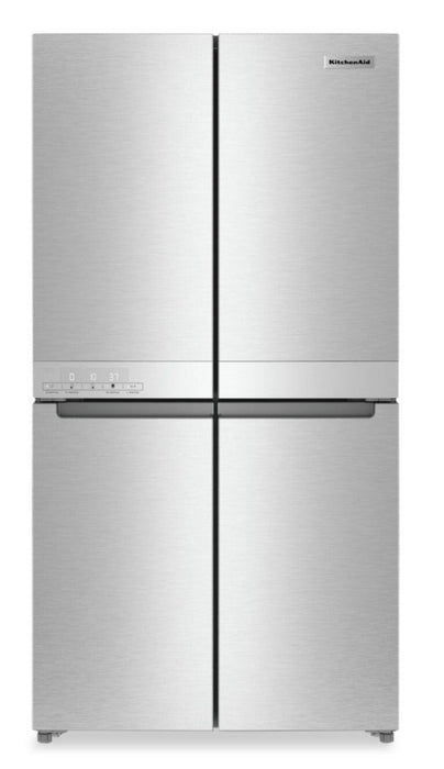 KitchenAid 36\" 19.4 Cu. Ft. French-Door Refrigerator - Stainless Steel - KRQC506MPS
