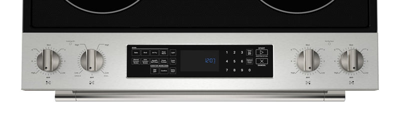 Maytag 6.4 Cu. Ft. Electric Range with Air Fry and AquaLift® - Fingerprint Resistant Stainless Steel - YMES8800PZ