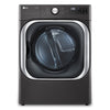 ["LG 9 Cu. Ft. Smart Electric Dryer with Steam - Black Steel - Stackable - DLEX8900B"]