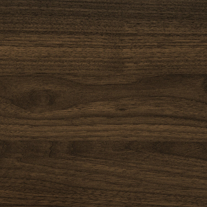 Everest 35.5\" Rustic 3-Pack Coffee + 2 End Tables with Shelf - Dark Walnut 