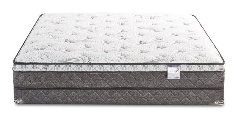 Springwall Odell Eurotop Low-Profile Queen Mattress Set