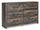 ["Abby Bedroom 6-Drawer Dresser, 58.7##PACKAGEDETAILSquot;W x 36.42##PACKAGEDETAILSquot;H - Brown"]