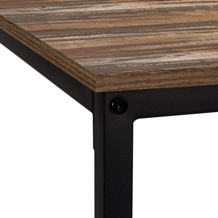 Karter 58.25\" L-Shaped Corner Office Desk - Brown