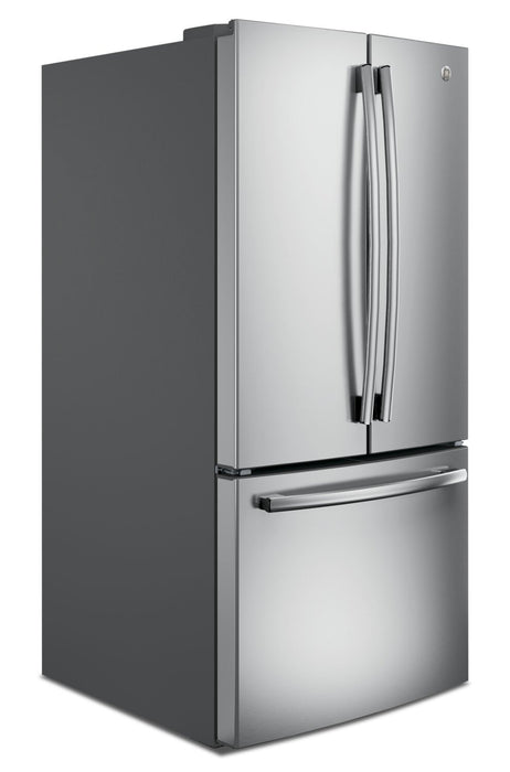 GE 30\" 20.8 Cu. Ft. French-Door Refrigerator - Stainless Steel Fingerprint Resistant  - GNE21DYRKFS