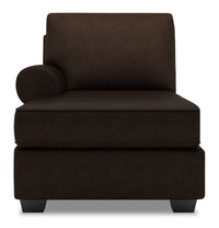 Sofa Lab Roll LAF Chaise - Luxury Chocolate