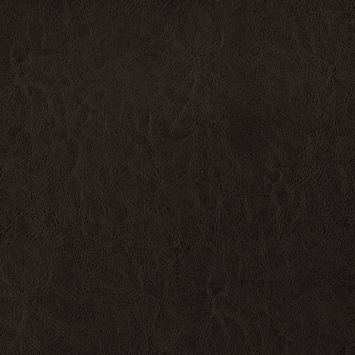 Estel Upholstered Headboard in Brown Vegan Leather Fabric, Button Tufted - Queen Size