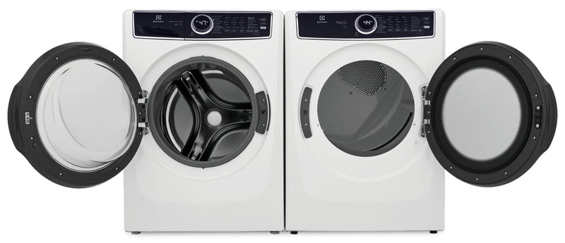 Electrolux 5.2 Cu. Ft. Front-Load Washer and 8 Cu. Ft. Gas Dryer - White