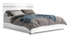 ["Raia Panel Bed - Made in Italy, Modern, White - Queen Size"]