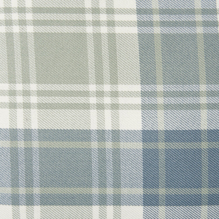 Made in Canada Scarlett 87\" Chenille Fabric Sofa with Rolled Arms and Accent Pillows - Marine Blue