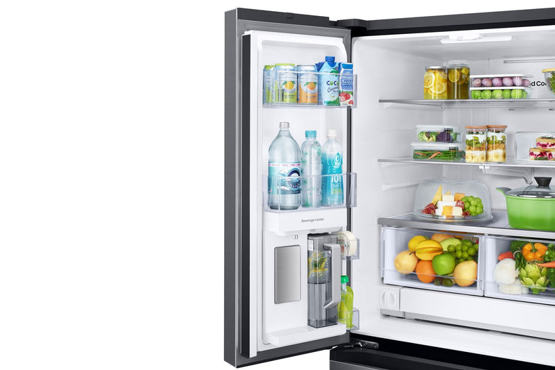 Samsung 33\" 24.5 Cu. Ft. French-Door with Beverage Center™ &AutoFillWaterPitcher Refrigerator - Black Stainless Steel - RF25C5551SG/AA