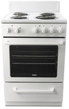 Danby 2.5 Cu. Ft. Electric Range With Compact 24\" Width and 4 Burners - White - DERM240WC