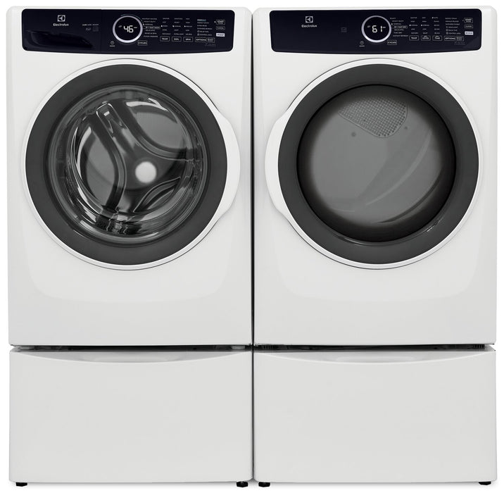 Electrolux 5.2 Cu. Ft. Front-Load Washer and 8 Cu. Ft. Electric Dryer - White