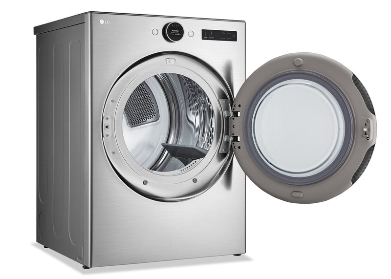 LG 7.4 Cu. Ft. Smart Gas Dryer with Steam - Graphite Steel - Stackable - DLGX5501V