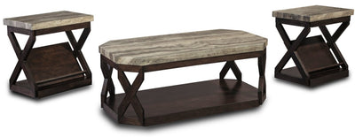 Radi 3-Piece Coffee and Two End Tables Package 