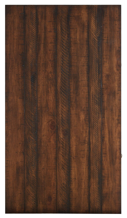 Cottage Lane 50\" Rustic Lift Top Coffee Table with Storage - Dark Brown Wood