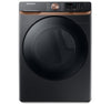 ["Samsung 7.5 Cu. Ft. Electric Dryer with Steam - Black Stainless Steel - Stackable - DVE50BG8300VAC"]