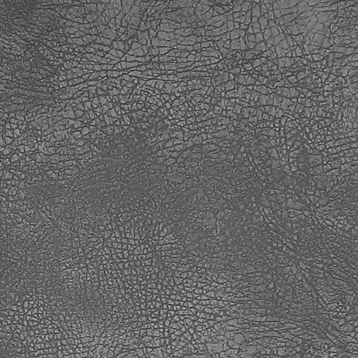 Kort & Co. Bay Counter-Height Stool with Swivel Seat, Vegan Leather Fabric, Metal - Grey