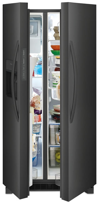 Frigidaire 33\" 22.3 Cu. Ft. Standard-Depth Side-by-Side Refrigerator - Black Stainless Steel - FRSS2323AD