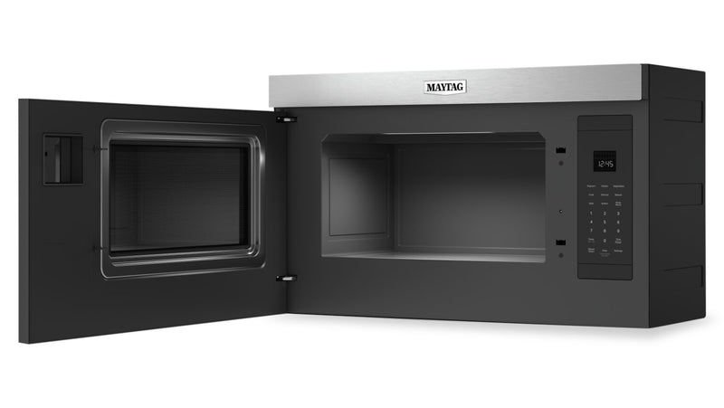 Maytag 1.1 Cu. Ft. Flush Over-the-Range Microwave with 900 Watts Cooking - Fingerprint Resistant Stainless Steel - YMMMF6030PZ