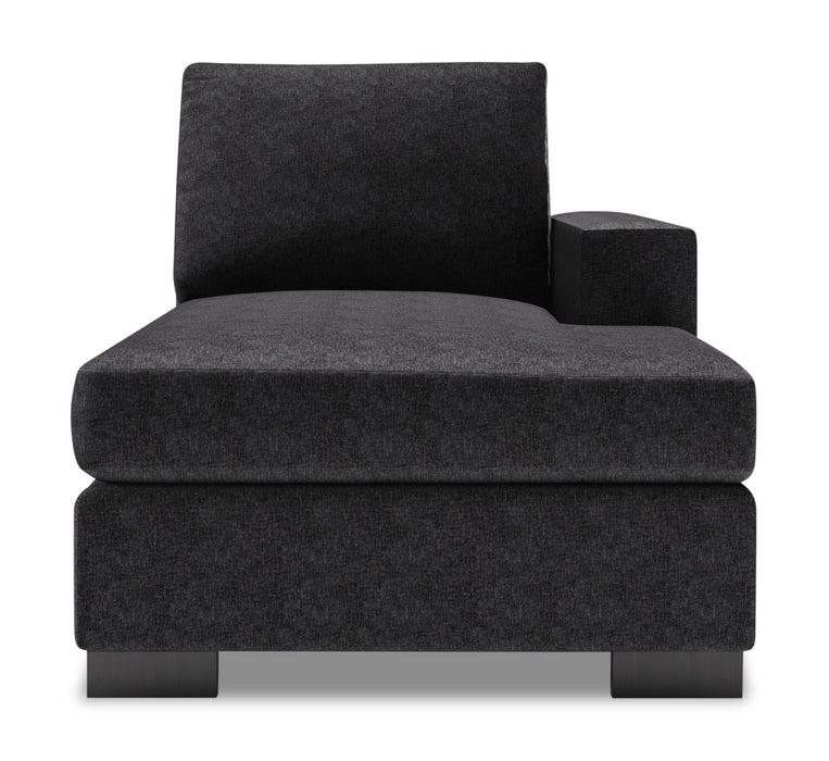 Sofa Lab Track RAF Chaise - Luxury Charcoal