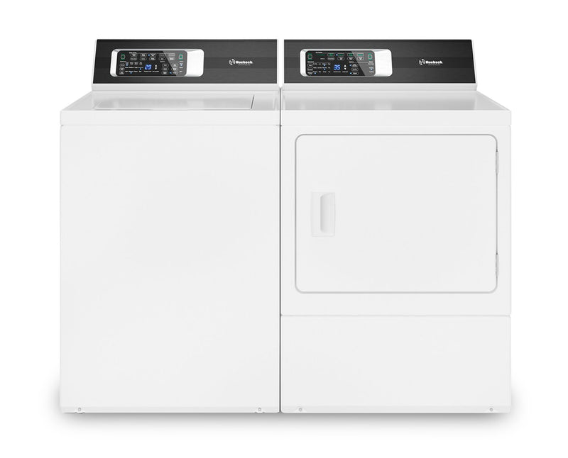 Huebsch 3.2 Cu. Ft. Top-Load Washer and 7 Cu. Ft. Electric Dryer - White