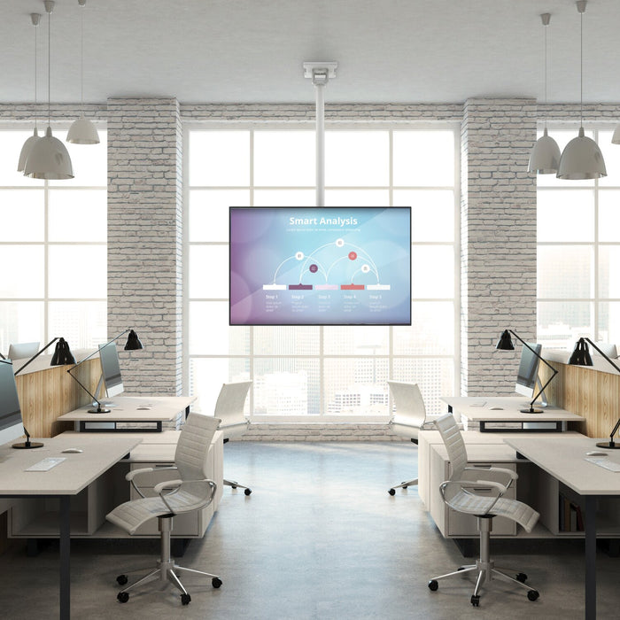 Kanto CM600 Full Motion TV Ceiling Mount for 30\" - 70\" TVs - CM600W