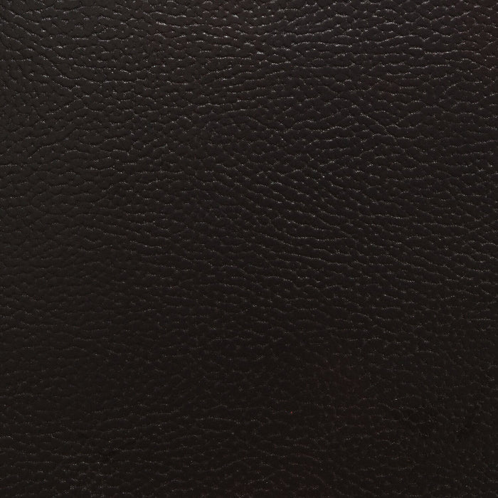 Made in Canada Addison 37\" Leather-Look Ottoman - Blackberry Black