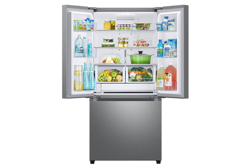 Samsung 33\" 24.5 Cu. Ft. French-Door with Dual Auto Ice Maker Refrigerator - Stainless Steel - RF25C5151SR/AA