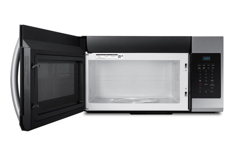 Samsung 1.7 Cu. Ft. Over-the-Range Microwave with 300 CFM and Auto Cook & Reheat - Stainless Steel - ME17R7011ES/AC