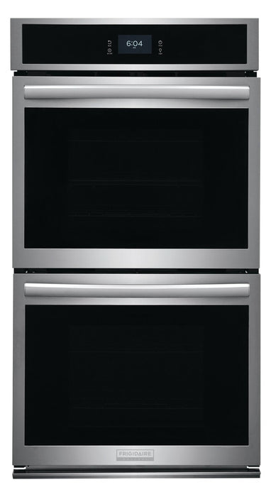 Frigidaire Gallery 27\" 3.8/3.8 Cu. Ft. Electric Double Wall Oven with Total Convection - Smudge-Proof® Stainless Steel\t - GCWD2767AF