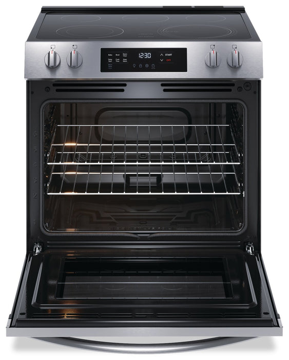 Frigidaire 5.3 Cu. Ft. Electric Range With EvenTemp™ Element and Five-Element Cooktop - Stainless Steel - FCFE306CAS
