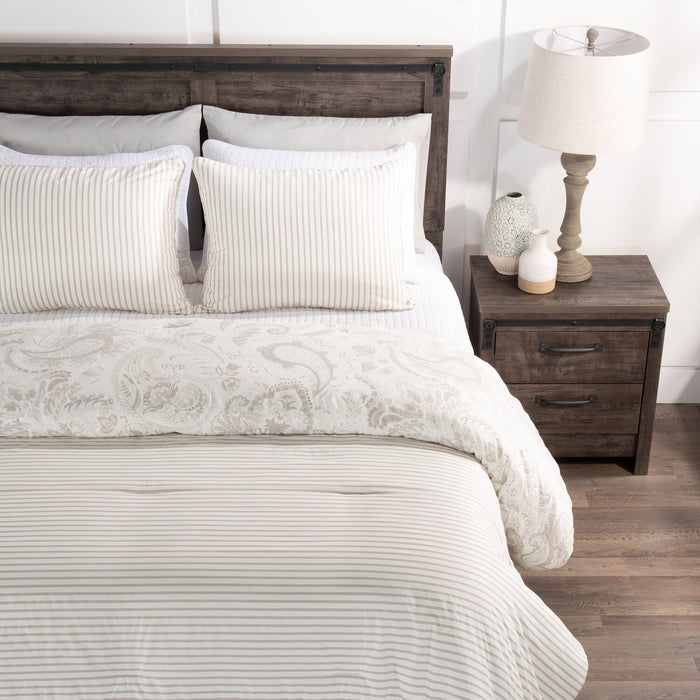 Indie Paisley 3-Piece King Comforter Set