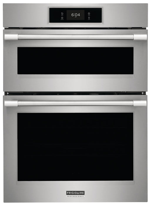 Frigidaire Professional 30\" 1.7/5.3 Cu. Ft. Electric Microwave and Wall Oven Combination with Total Convection - Smudge-Proof® Stainless Steel\t - PCWM3080AF