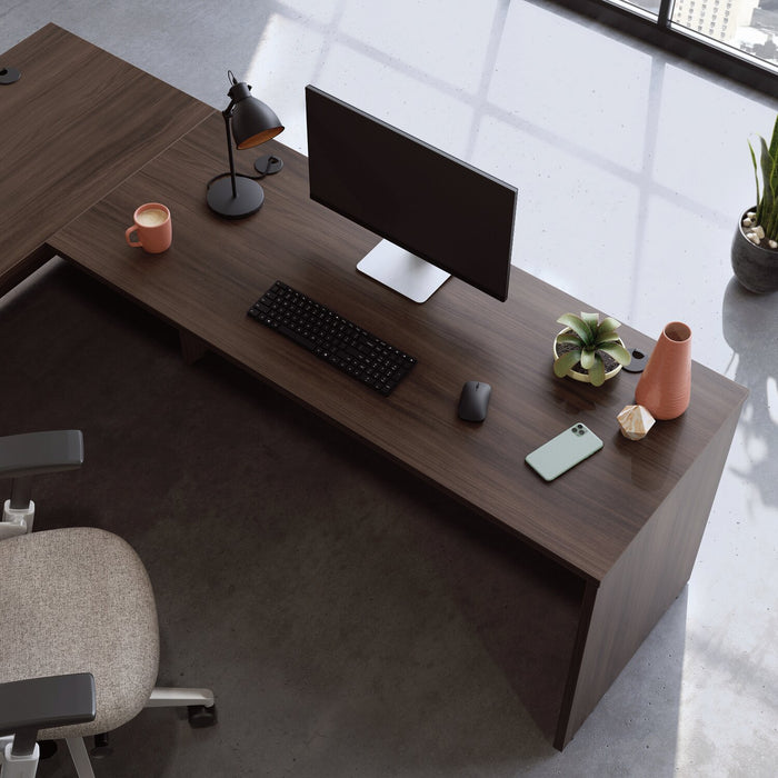 Affirm 59.06\" Commercial Grade Office Desk - Noble Elm