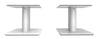 Kanto SP6HD 6\" Pair of Speaker Stands with Integrated Cable Management - White