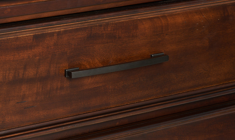 Sonoma Bedroom Chest of Drawers, 6-Drawer, 38\"W x 54\"H - Mango Brown