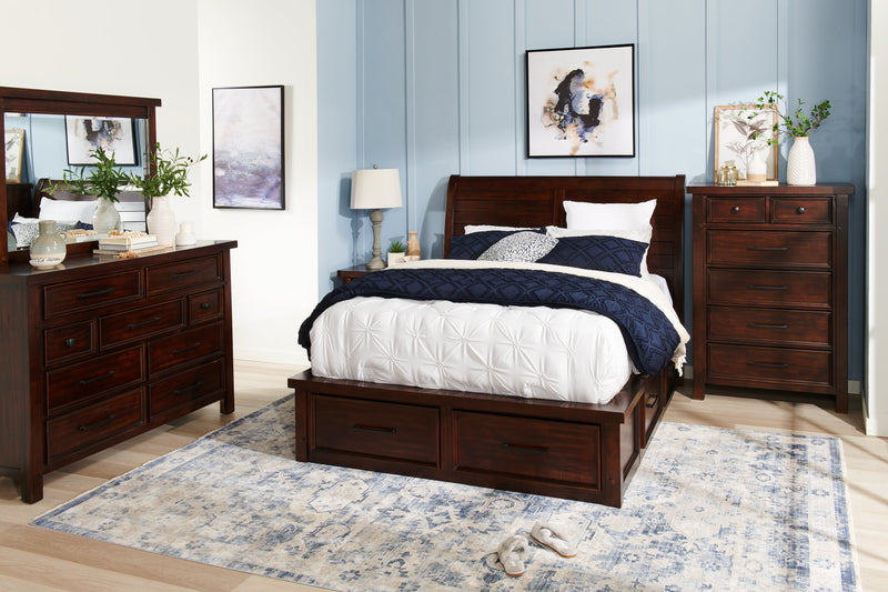 Sonoma Bedroom Dresser Mirror - Mango Brown